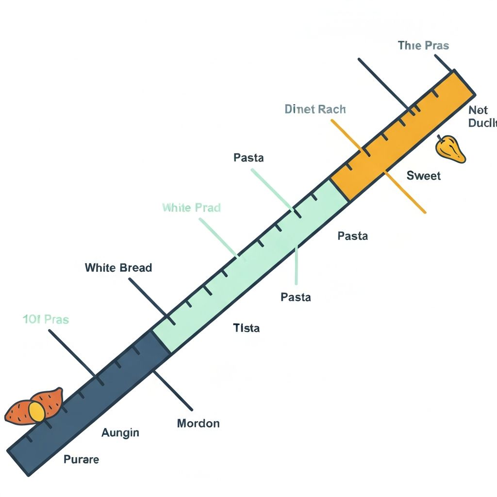 Glycemic index chart visualization